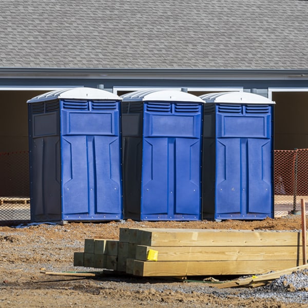 is there a specific order in which to place multiple portable restrooms in Beach City